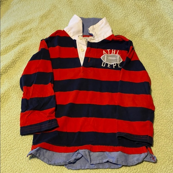 Red & Blue Striped Shirt - Picture 2 of 2